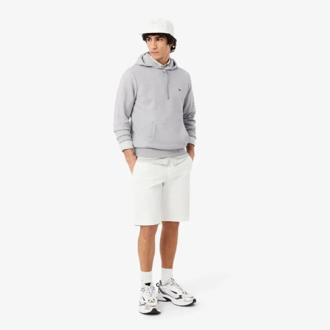 Sweat à capuche en molleton de coton pour homme