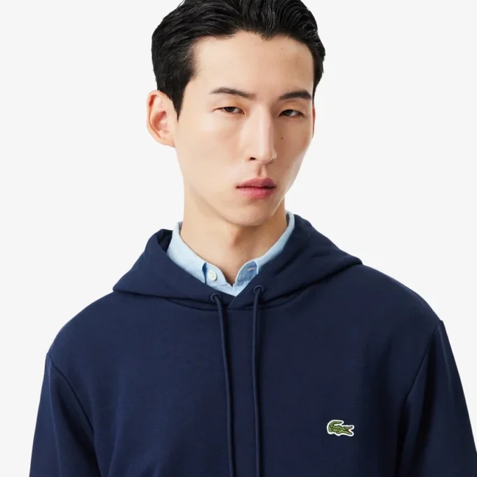 Sweat à capuche en molleton de coton pour homme