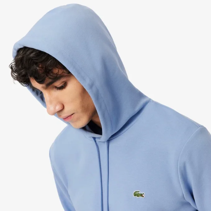 Sweat à capuche en molleton de coton pour homme