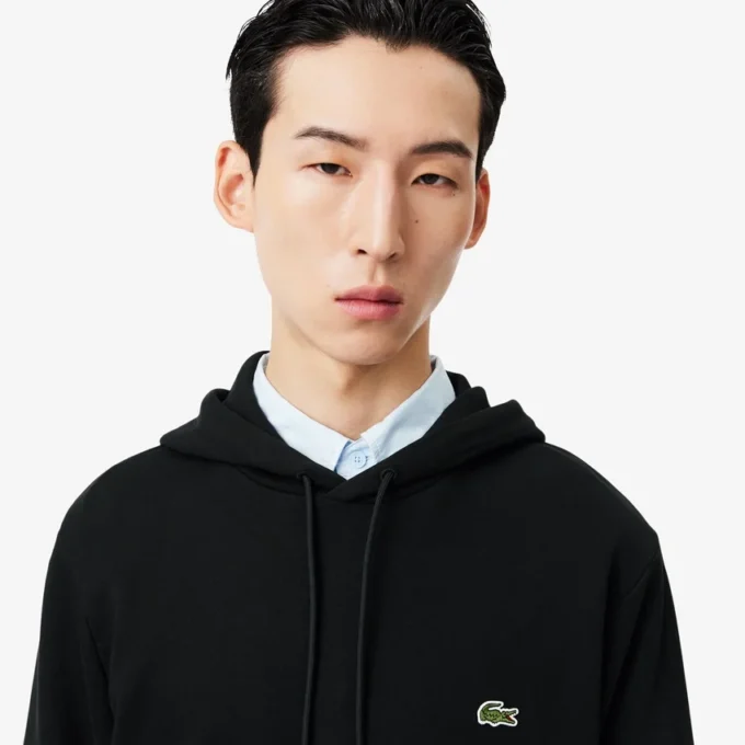 Sweat à capuche en molleton de coton pour homme