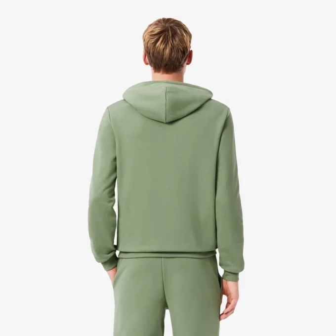 Sweat à capuche en molleton de coton pour homme