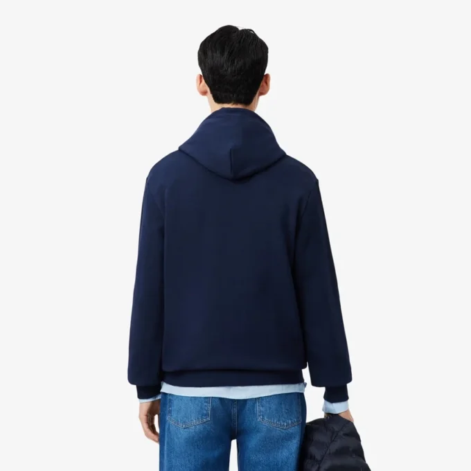 Sweat à capuche en molleton de coton pour homme