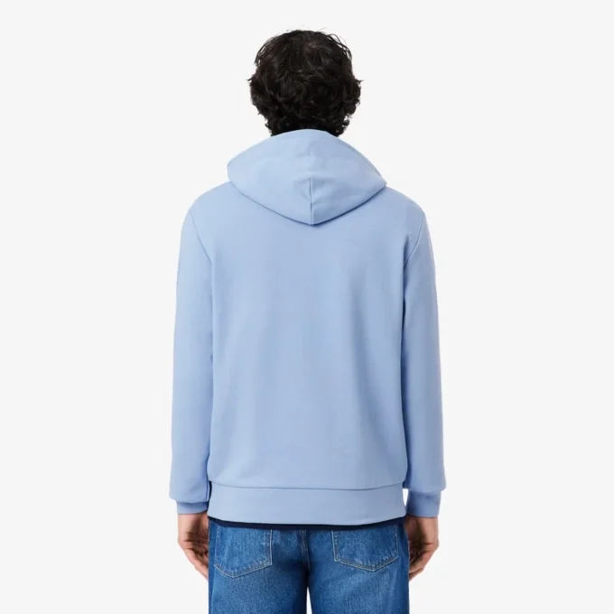 Sweat à capuche en molleton de coton pour homme