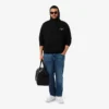 Sweat à capuche en molleton imprimé multicolore pour homme