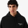 Sweat à capuche en molleton imprimé multicolore pour homme