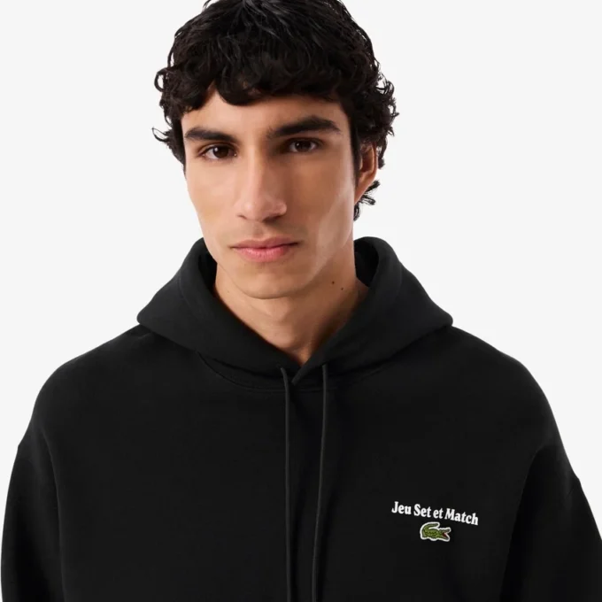 Sweat à capuche en molleton imprimé multicolore pour homme