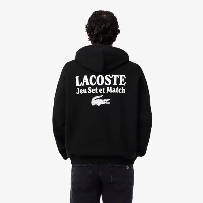 Sweat à capuche en molleton imprimé multicolore pour homme
