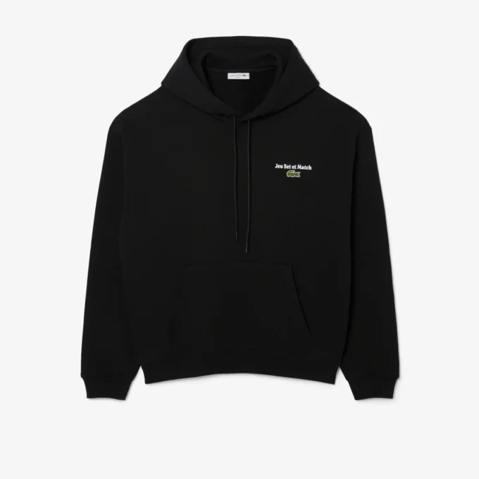 Sweat à capuche en molleton imprimé multicolore pour homme