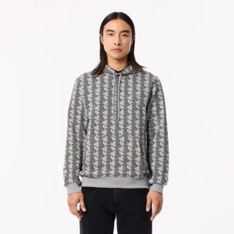 Sweat à capuche en molleton Monogram pour homme