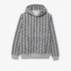 Sweat à capuche en molleton Monogram pour homme