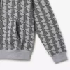 Sweat à capuche en molleton Monogram pour homme