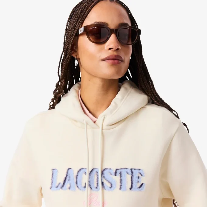 Sweat à capuche en molleton pour femme