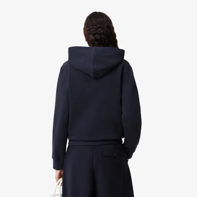 Sweat à capuche en piqué coupe décontractée pour femme Sweat à capuche en piqué coupe décontractée pour femme