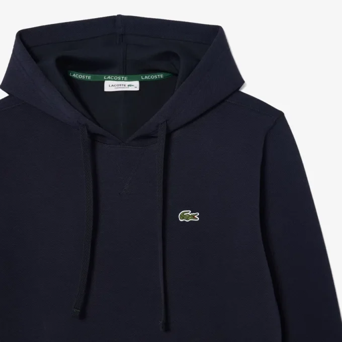Sweat à capuche en piqué coupe décontractée pour femme Sweat à capuche en piqué coupe décontractée pour femme