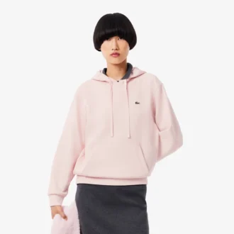 Sweat à capuche en piqué pour femme