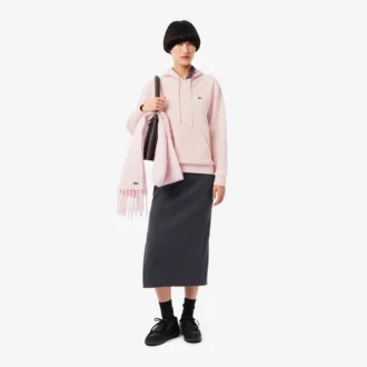 Sweat à capuche en piqué pour femme