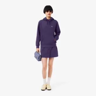 Sweat à capuche en piqué pour femme