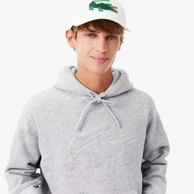 Sweat à capuche imprimé coupe décontractée pour homme