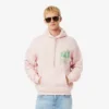 Sweat à capuche imprimé en molleton pour homme