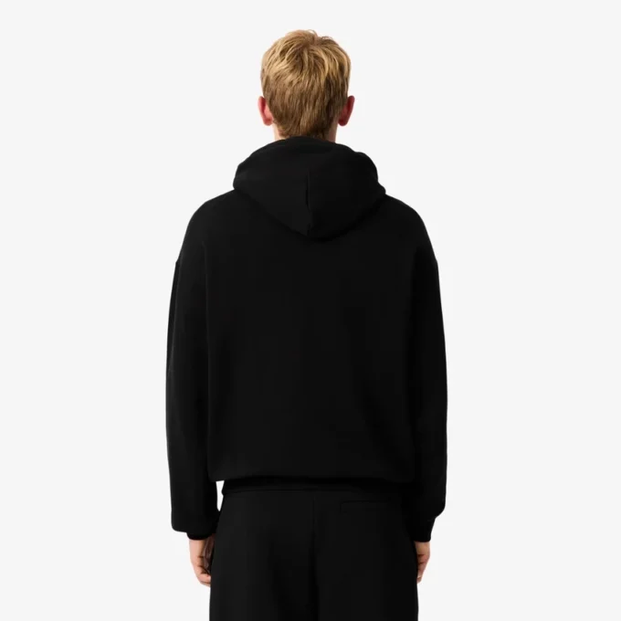 Sweat à capuche imprimé en molleton pour homme