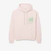 Sweat à capuche imprimé en molleton pour homme
