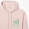 Sweat à capuche imprimé en molleton pour homme