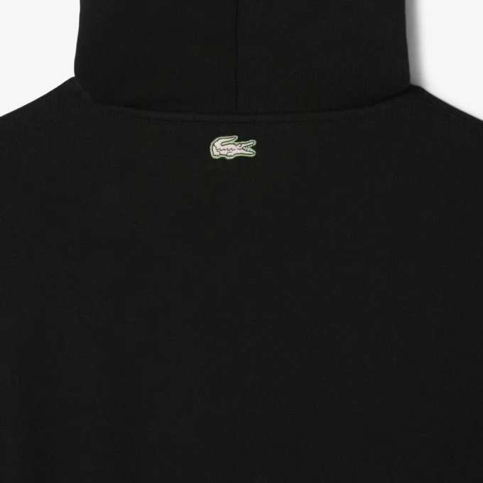 Sweat à capuche imprimé en molleton pour homme