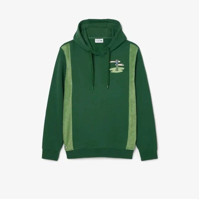 Sweat à capuche imprimé Golf