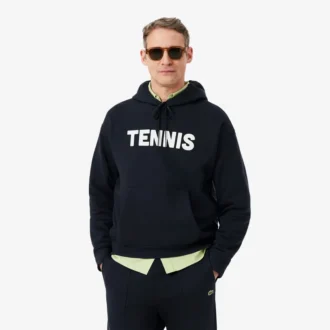 Sweat à capuche imprimé Tennis