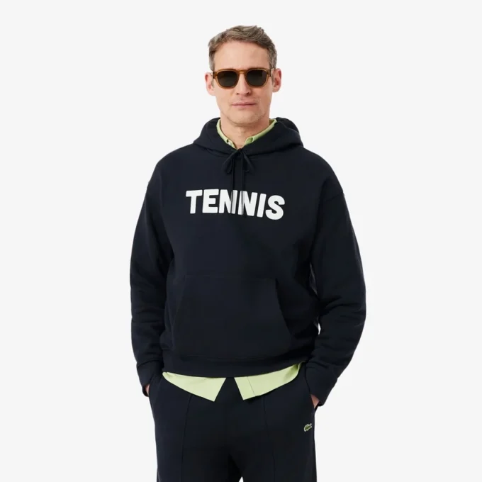 Sweat à capuche imprimé Tennis Sweat à capuche imprimé Tennis