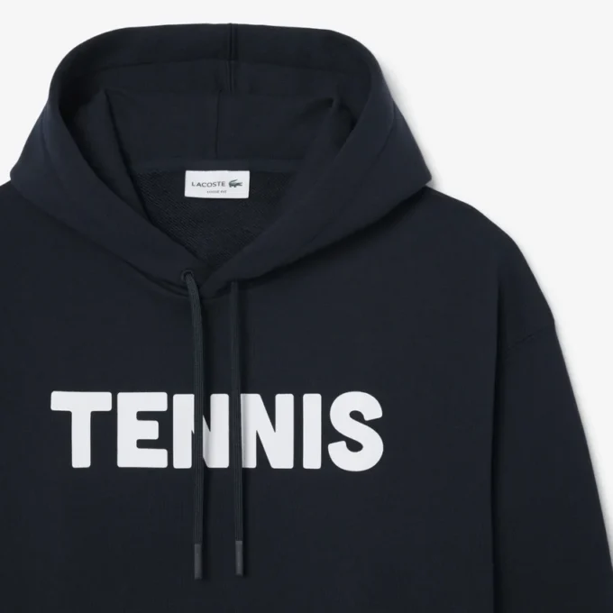 Sweat à capuche imprimé Tennis Sweat à capuche imprimé Tennis