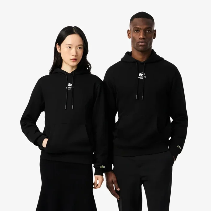 Sweat à capuche imprimé unisexe