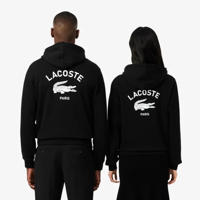 Sweat à capuche imprimé unisexe