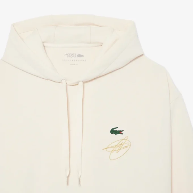 Sweat à capuche Lacoste Tennis X Novak Djokovic