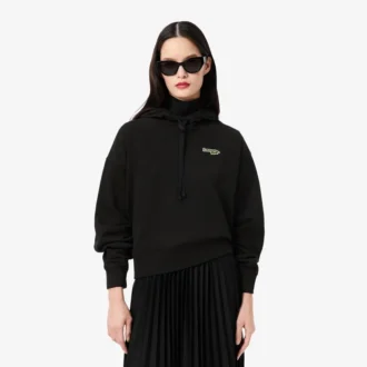 Sweat à capuche oversize avec logo pour femme