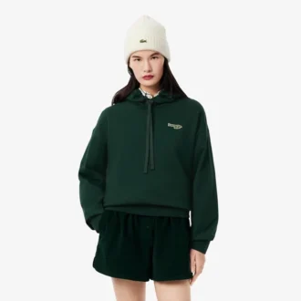 Sweat à capuche oversize pour femme avec logo