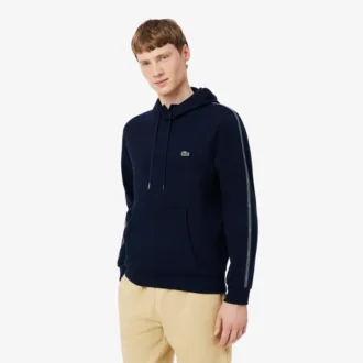 Sweat à capuche zippé avec bandeau logo
