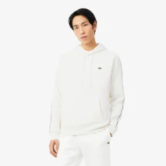 Sweat à capuche zippé avec bandeau logo