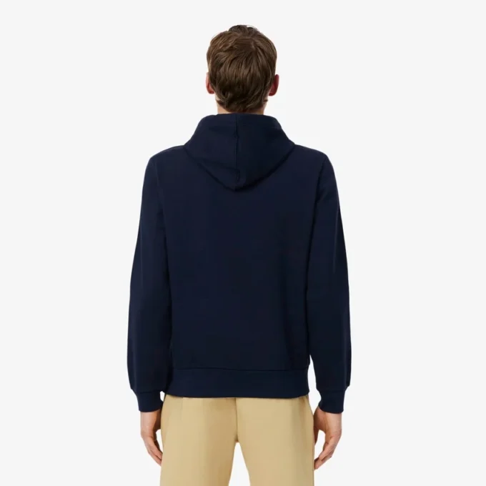 Sweat à capuche zippé avec bandeau logo