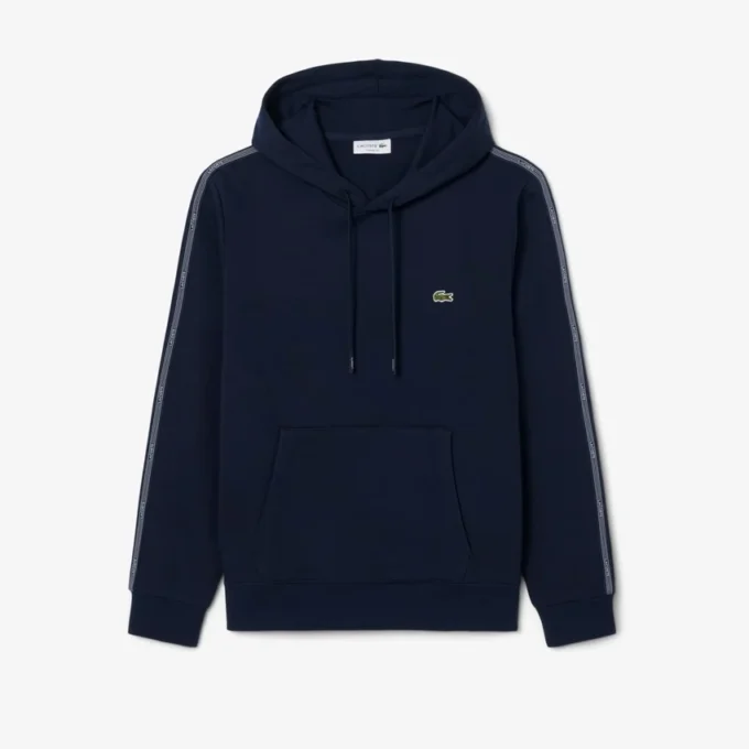 Sweat à capuche zippé avec bandeau logo