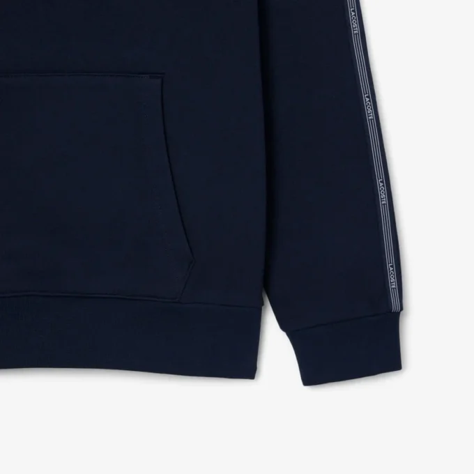 Sweat à capuche zippé avec bandeau logo