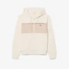 Sweat à capuche zippé color block