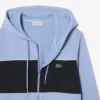 Sweat à capuche zippé color block