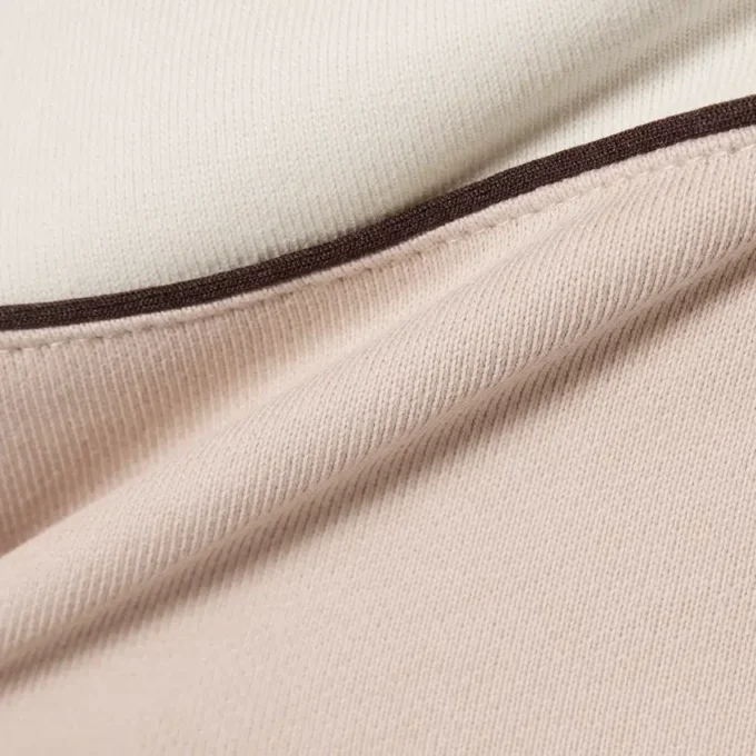 Sweat à capuche zippé color block