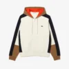 Sweat à capuche zippé color block pour homme