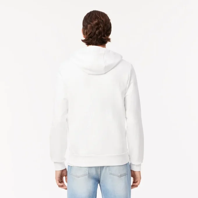 Sweat à capuche zippé color block pour homme