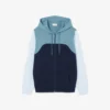 Sweat à capuche zippé color block pour homme