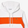 Sweat à capuche zippé color block pour homme