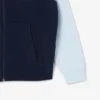 Sweat à capuche zippé color block pour homme