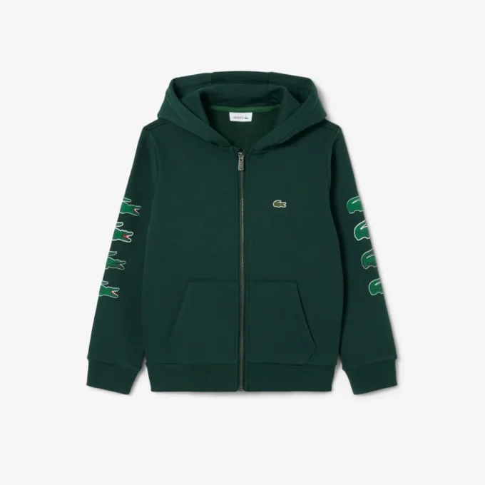 Sweat à capuche zippé en molleton imprimé pour enfant Sweat à capuche zippé en molleton imprimé pour enfant